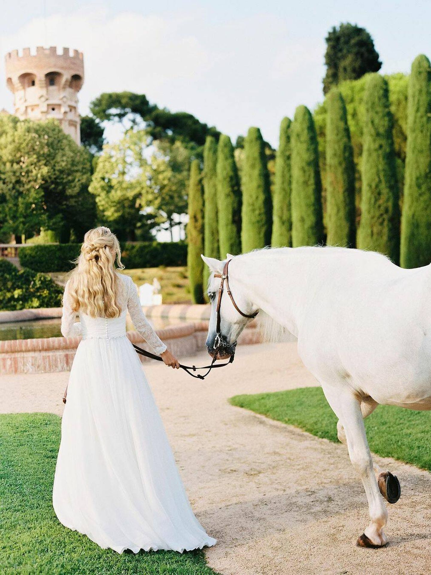Una boda inspirada en la serie de Netflix, 'Los Bridgerton'. (Instagram/ @padilla_rigau)