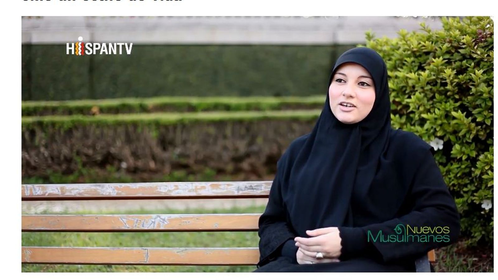 Foto: Imagen de 'Nuevos musulmanes', uno de los programas de Hispan TV.