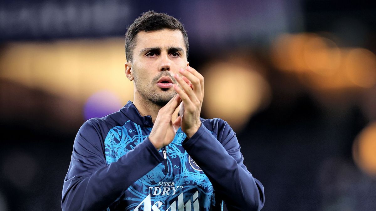 Rodri en el campo de juego