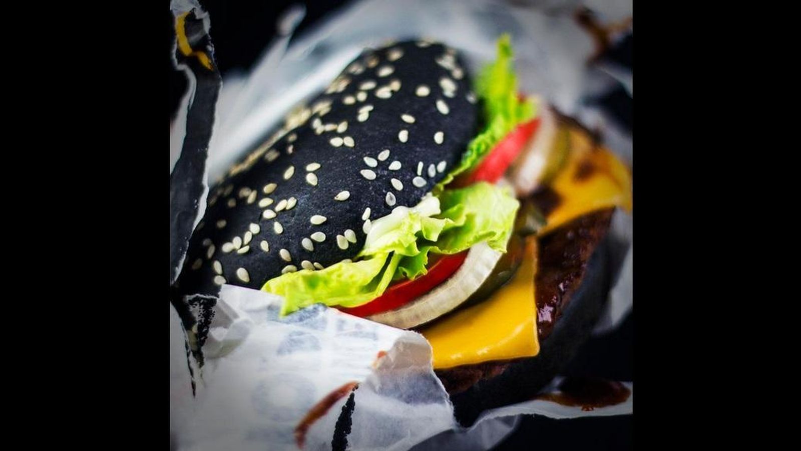 Foto: Aspecto de la Whopper negra de Burger King