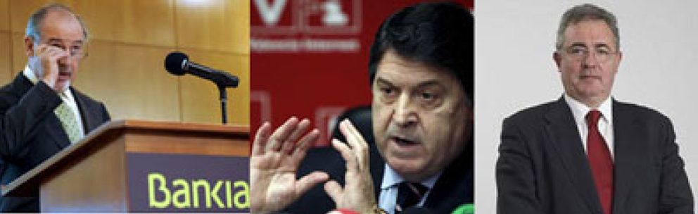 Foto: Rato, Olivas y Verdú cobrarán hasta 10,15 millones de euros anuales en Bankia