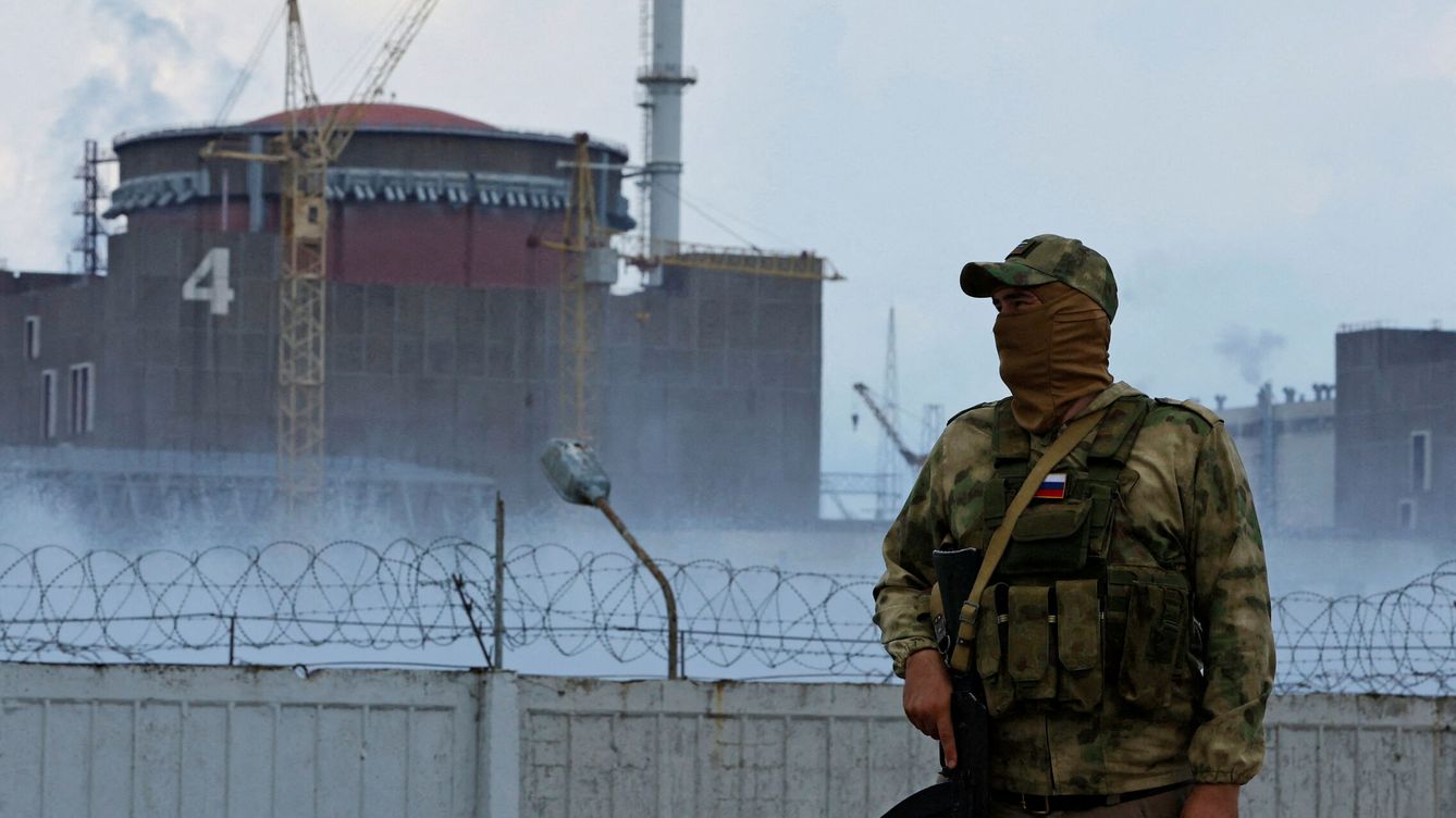 Foto: La central más grande de Europa sirve al ejercito ruso de protección ante ataques ucranianos. (Reuters)