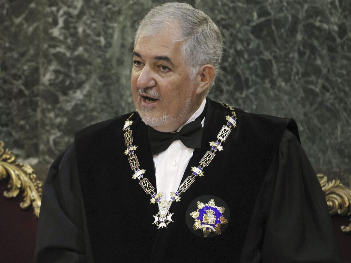 Foto: El nuevo presidente del Tribunal Constitucional, Cándido Conde-Pumpido. (EFE/Archivo/Chema Moya)