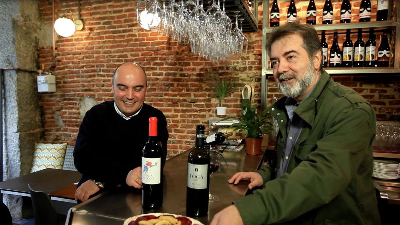 Foto: José Carlos García y Víctor Rodríguez, creadores de La Viña del Loco (Miravinos)