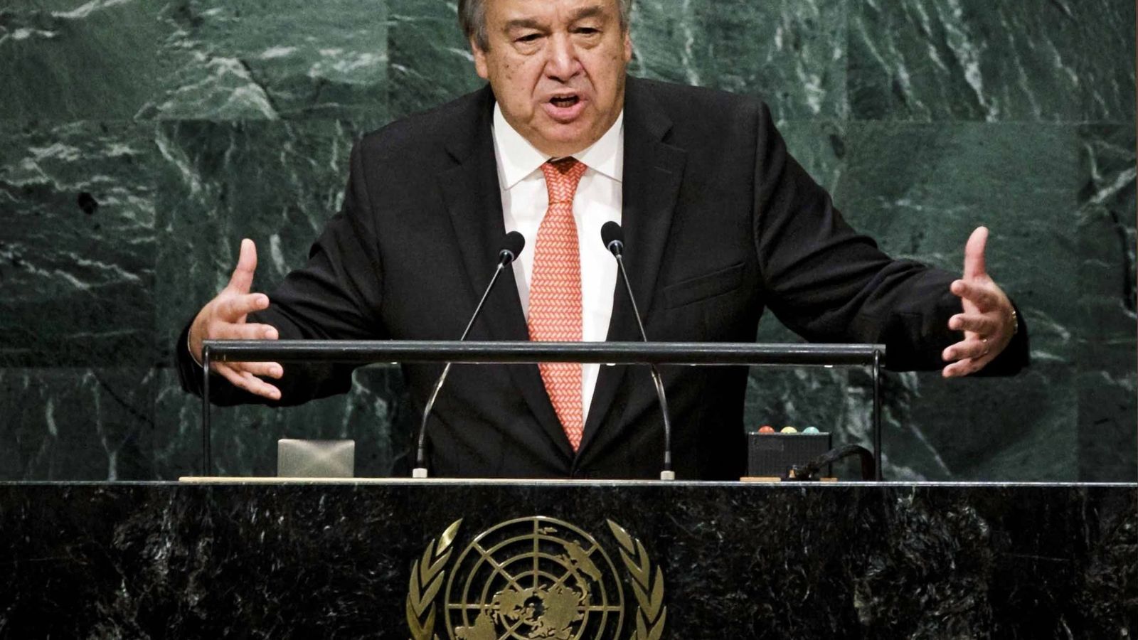 Foto: El recién designado secretario general de la ONU, António Guterres, en la sede de la Organización de las Naciones Unidas en Nueva York, Estados Unidos. (EFE)