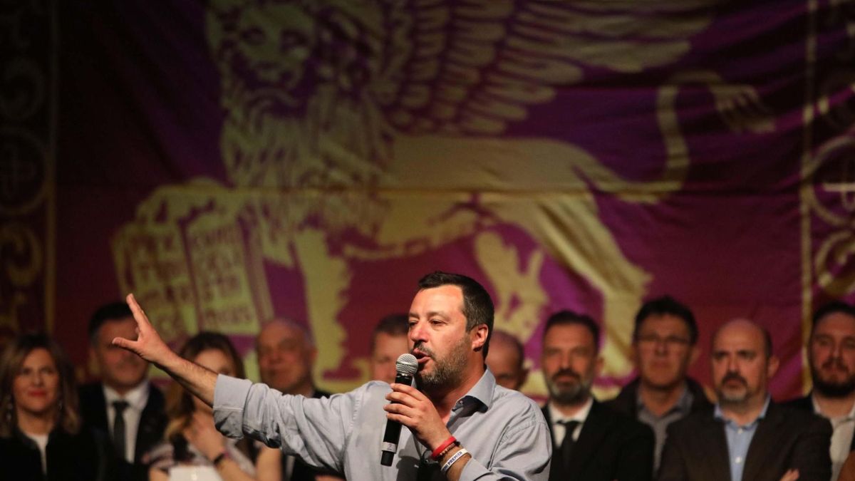 "Hemos ganado 7-0 a la izquierda": el 'ciclón' Salvini, bien posicionado para las europeas