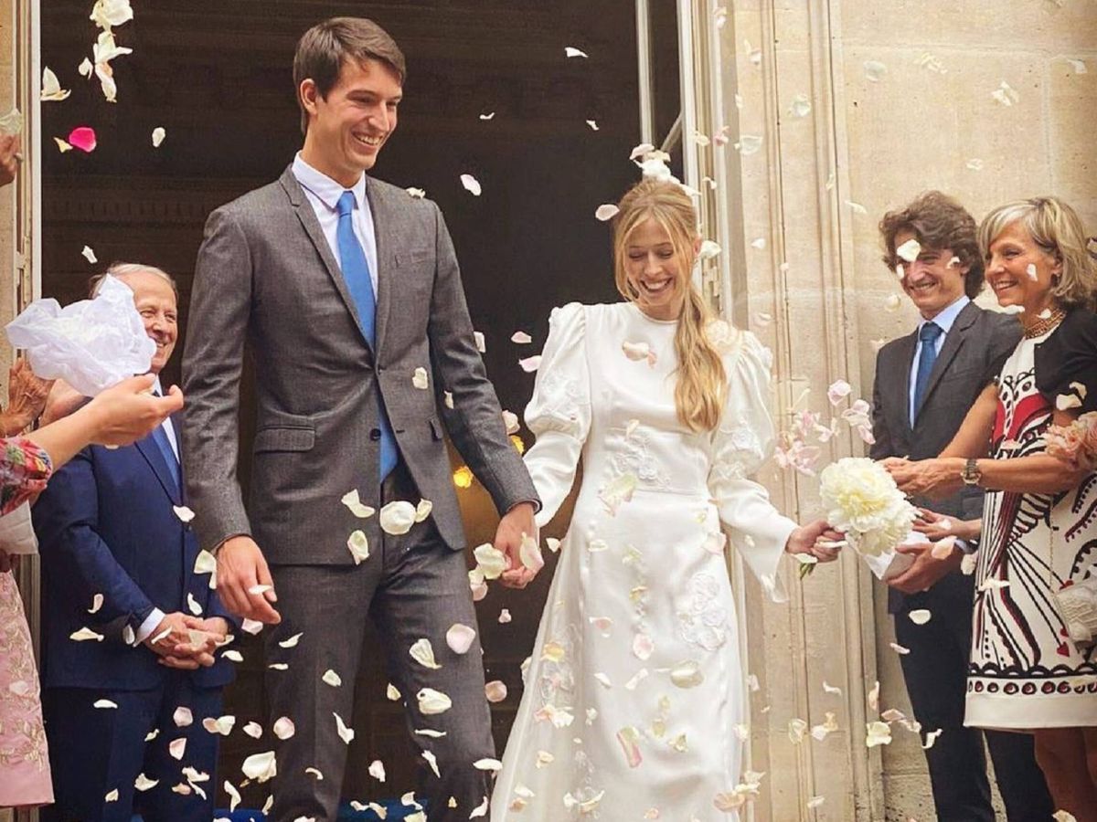 Foto: Los recién casados Alexandre Arnault y Geraldine Guyot. (Instagram @alexandrearnault)