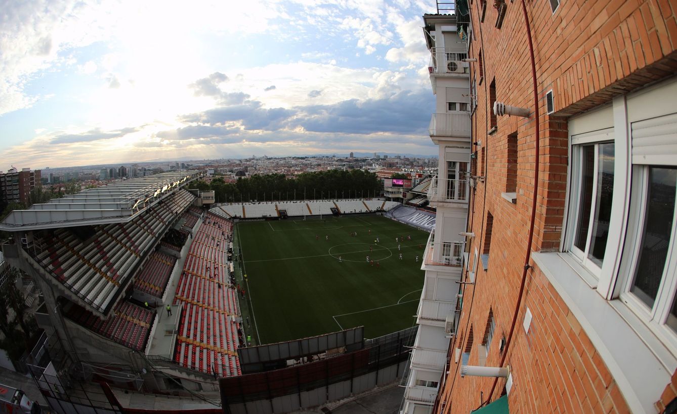 Vista del Estadio de Vallecas. (EFE)