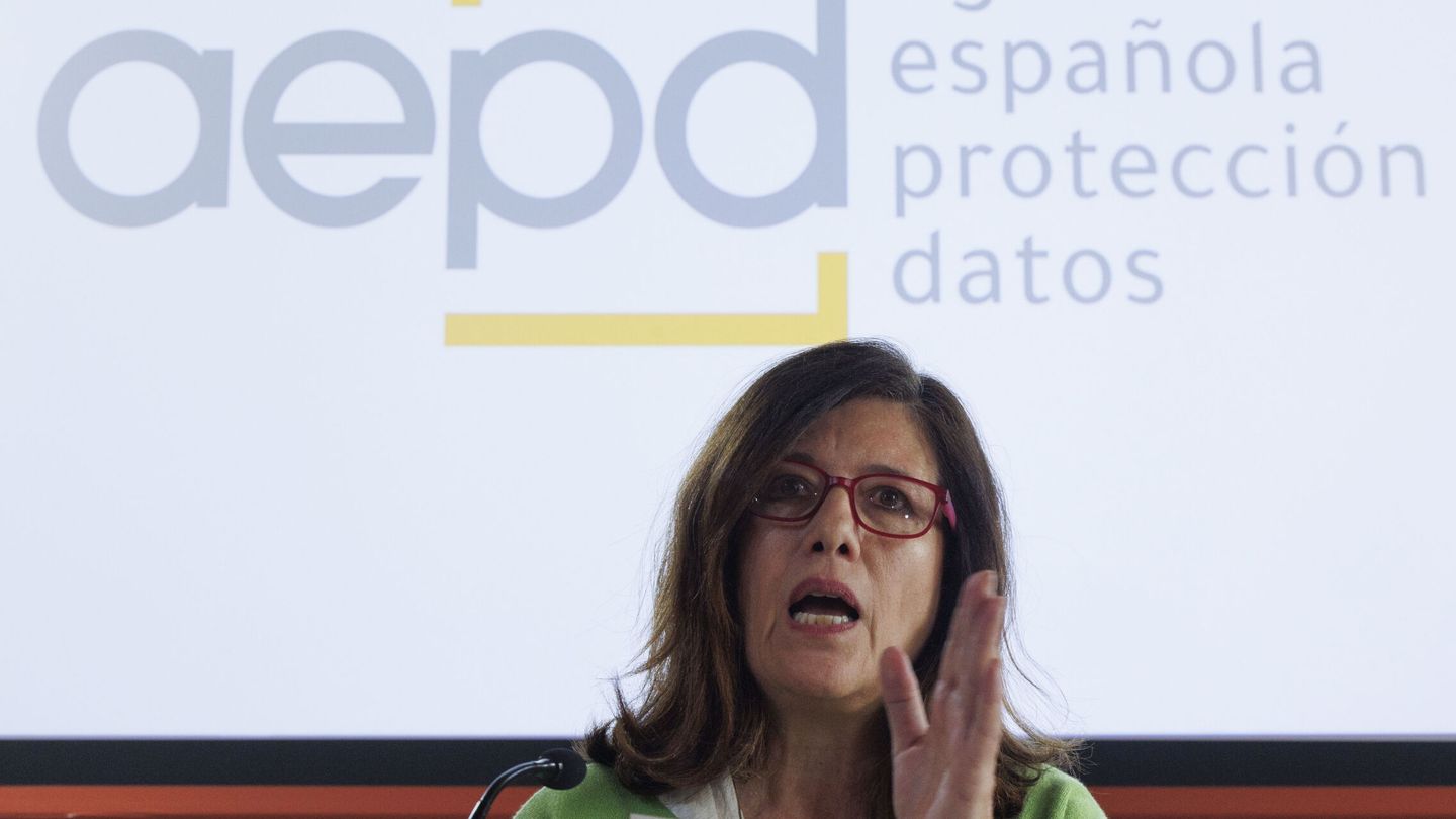 La directora de la AEPD, Mar España, durante su intervención. (EFE)