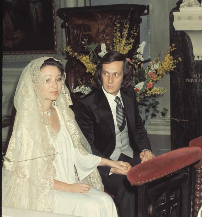 Paco de Lucía durante su boda con Casilda Varela en Ámsterdam. 