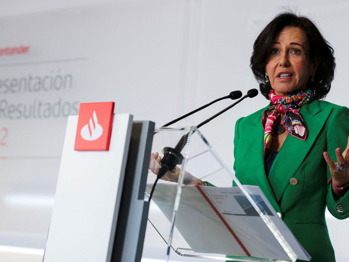Foto: La presidenta del Banco Santander, Ana Botín. (Reuters/Violeta Santos Moura)