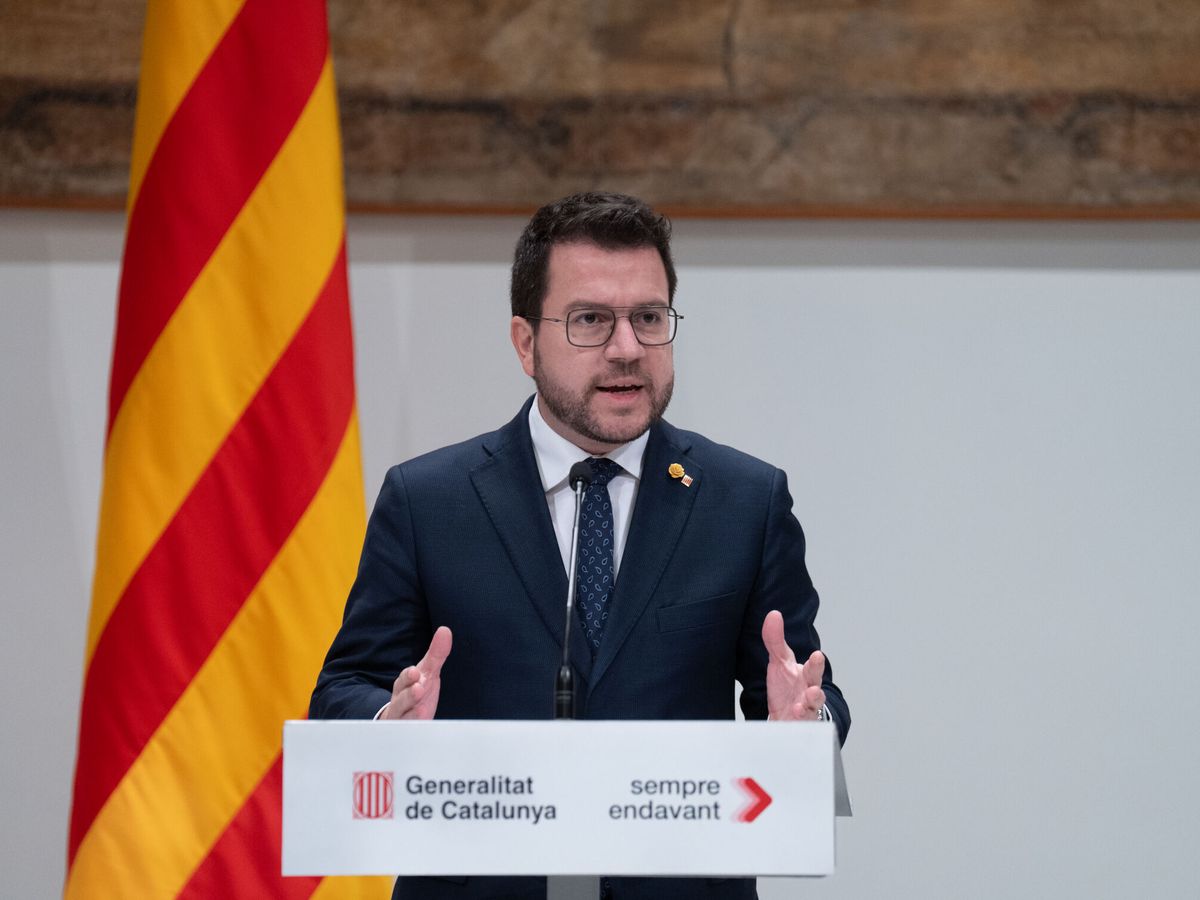 Foto: Pere Aragonès, presidente de la Generalitat. (Europa Press/David Zorrakino)