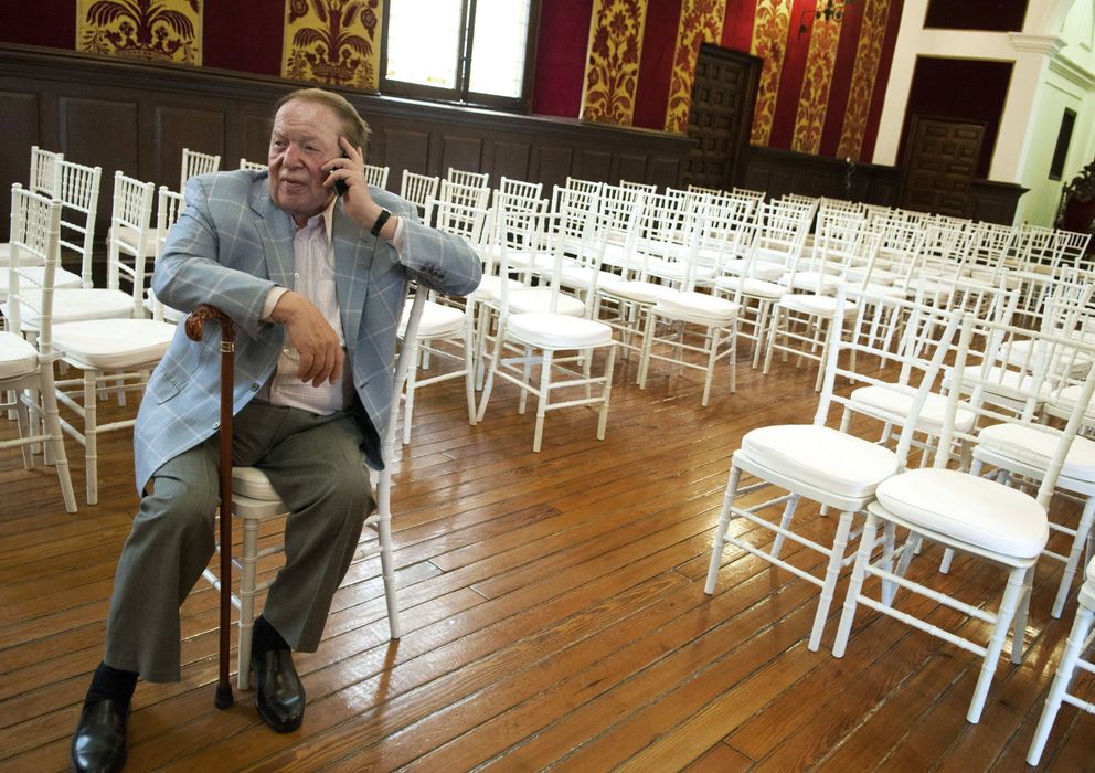 Foto: El magnate Sheldon Adelson, en Toledo. (EFE)