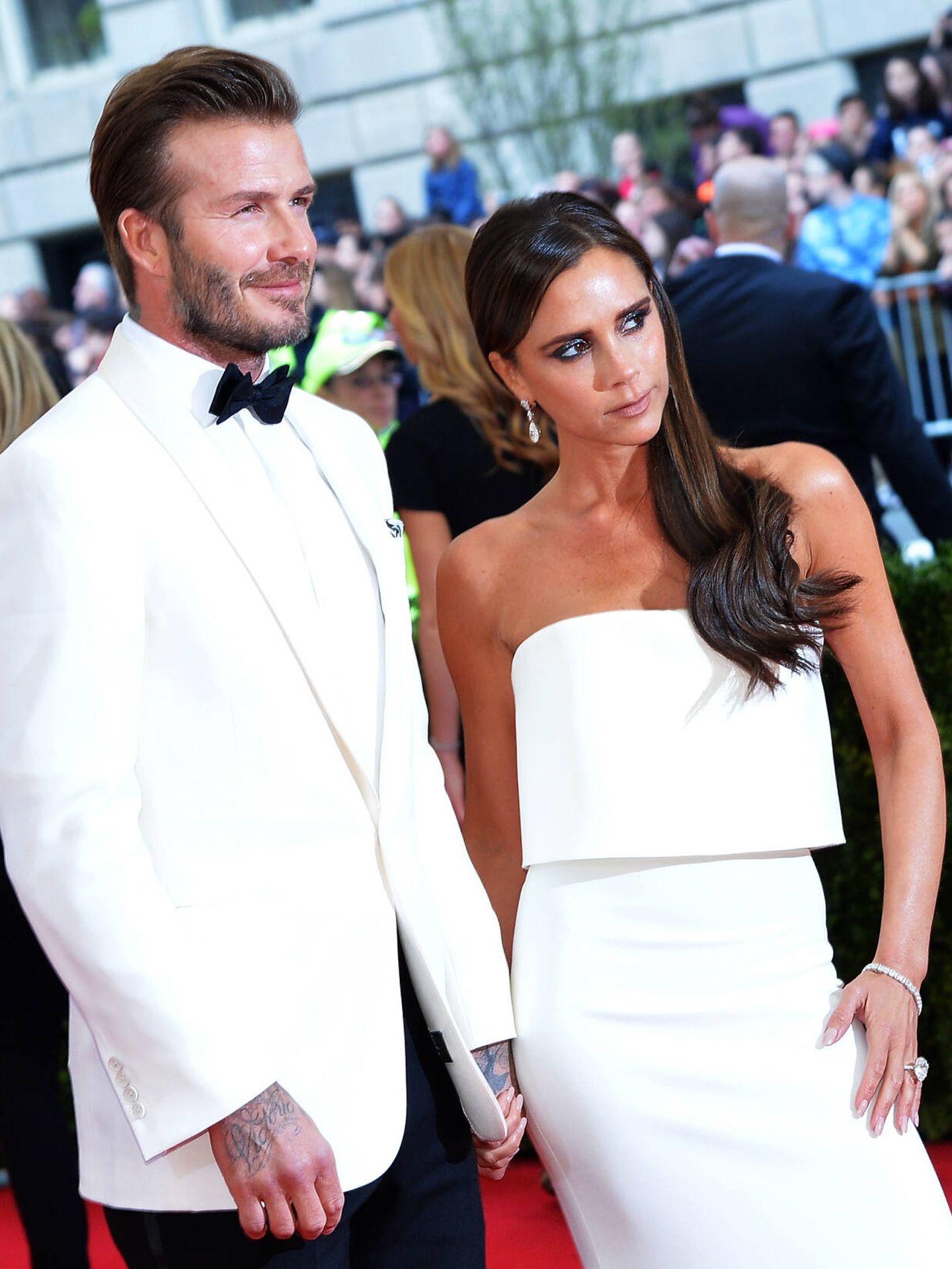 David y Victoria Beckham. (Getty Images)