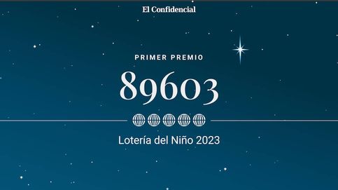 89.603, primer premio de la lotería del Niño, el Gordo del sorteo del 6 de enero