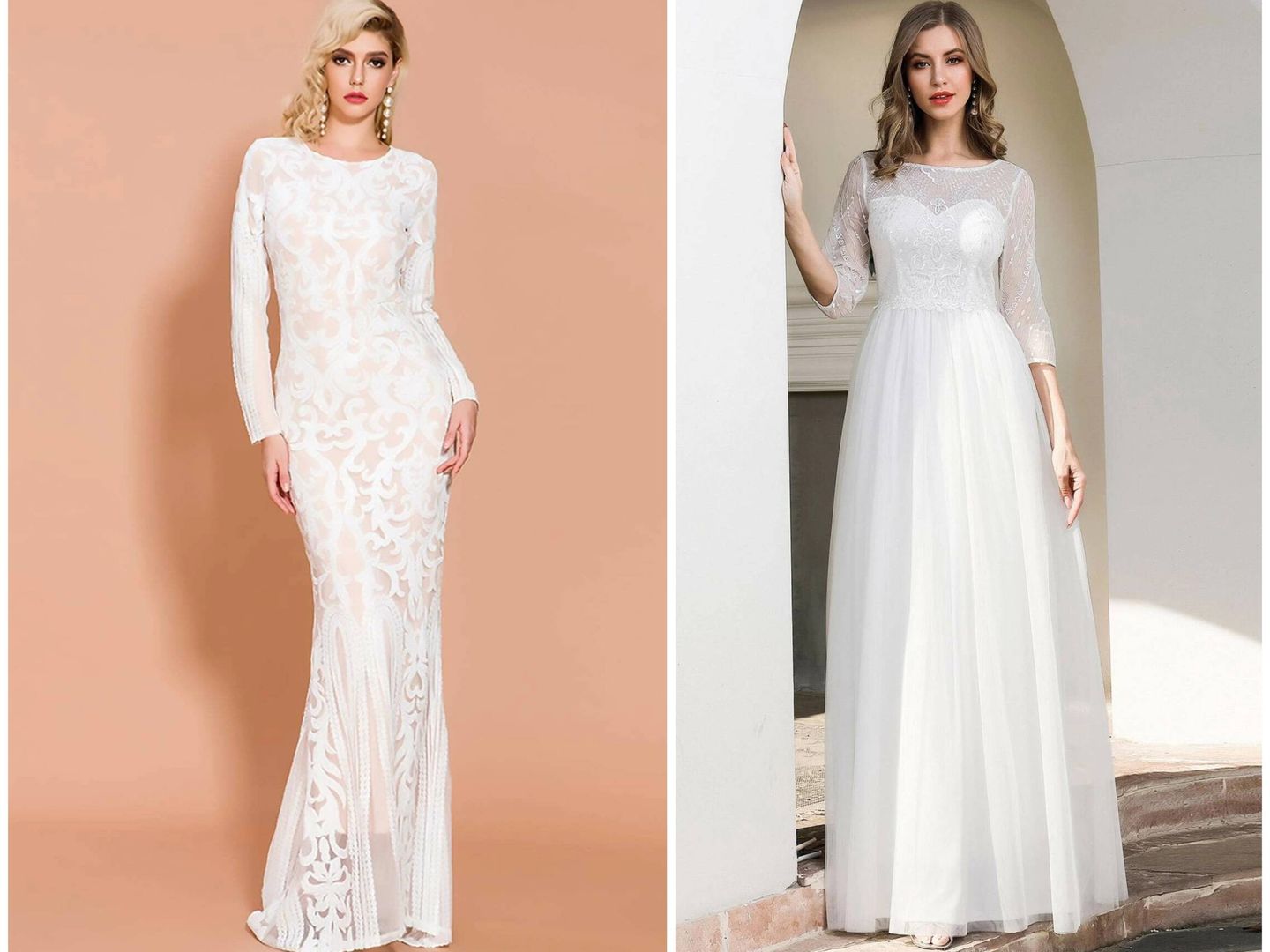 5 vestidos de novia bonitos y baratos que puedes encontrar en Shein, Vestidos de novia, Shein, VIU