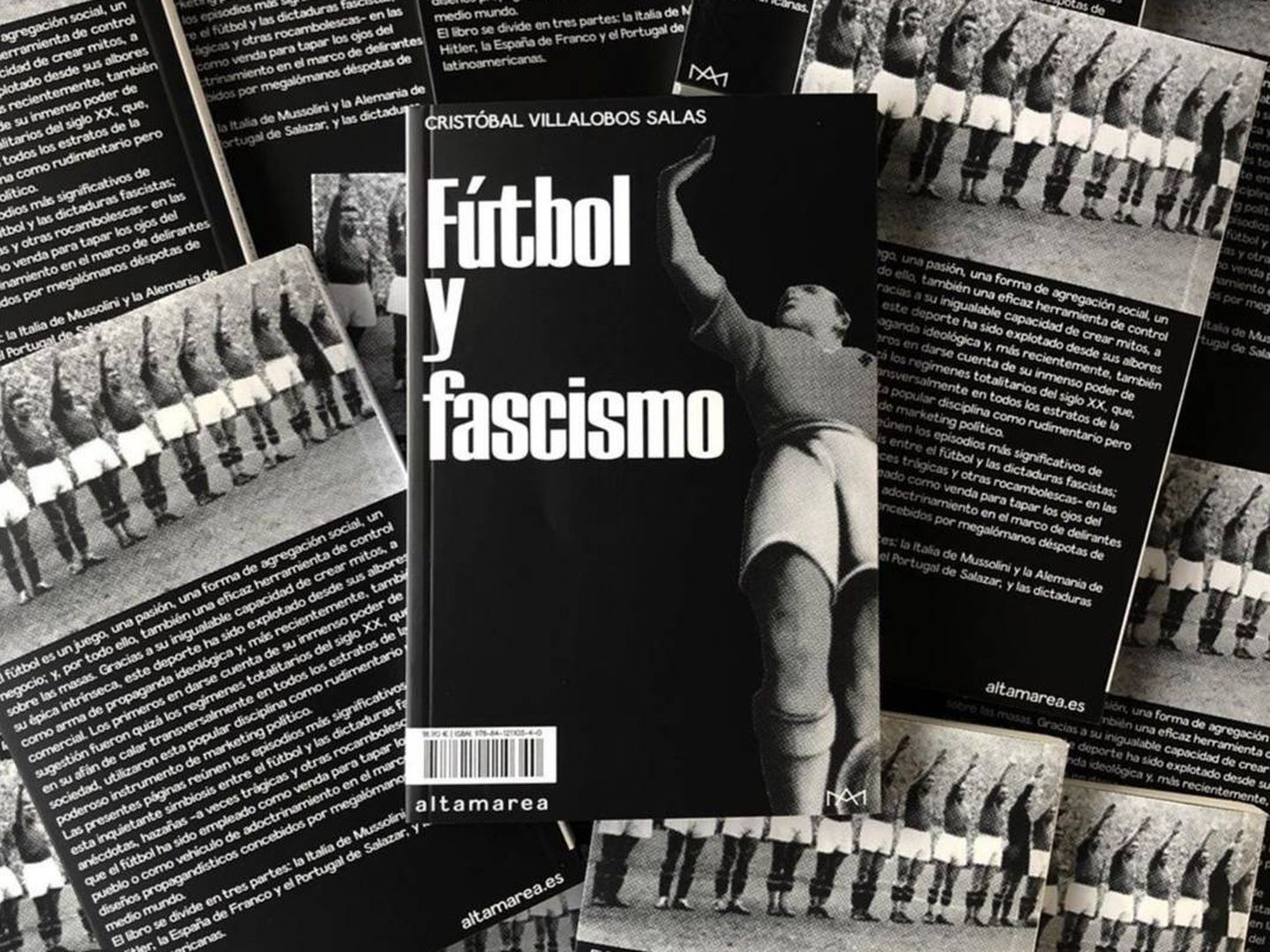 Portada del libro Fútbol y Fascismo.