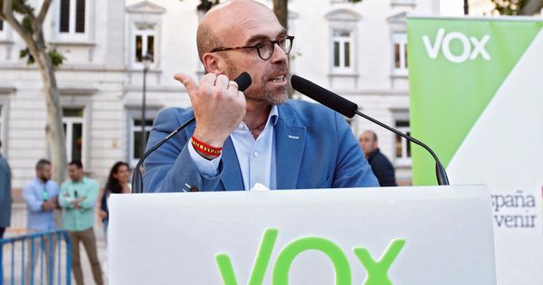 Foto: Jorge Buxadé, número uno de Vox en el Parlamento Europeo. (EFE)