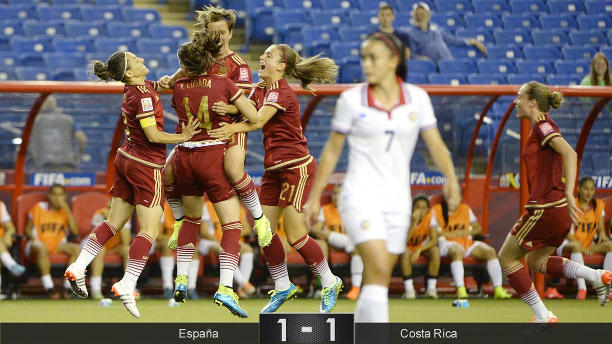 España debuta en un Mundial femenino con un empate que sabe a poco