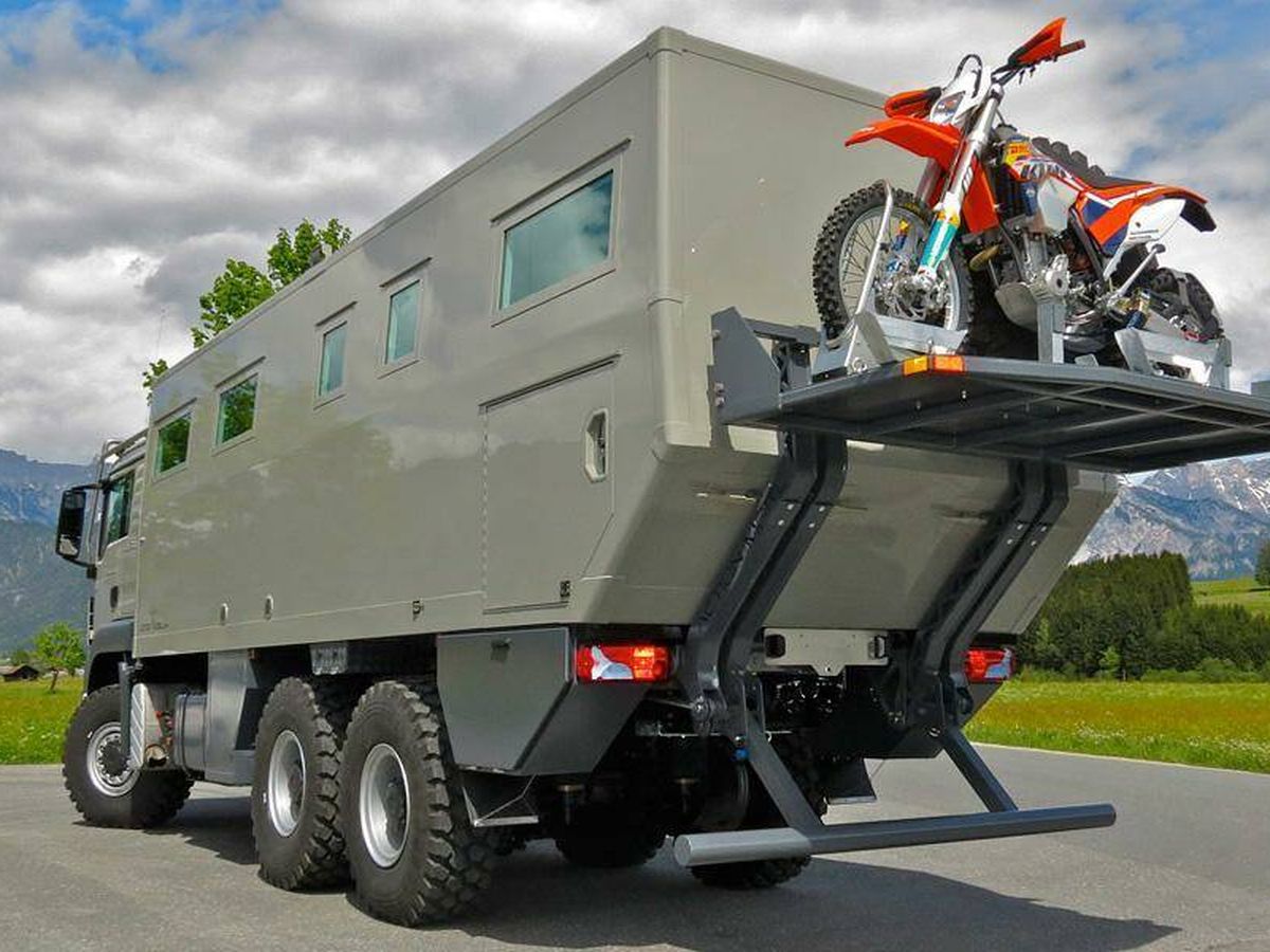 Foto: Esta autocaravana es como un tanque militar y la puedes alquilar, aunque no es barata (Action Mobil)