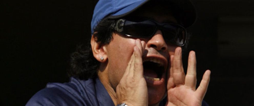 Foto: Maradona denuncia el robo en su museo itinerante