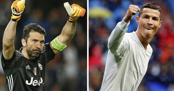 Foto: Buffon y Cristiano Ronaldo, dos símbolos de la final de la Champions en Cardiff. (EFE)