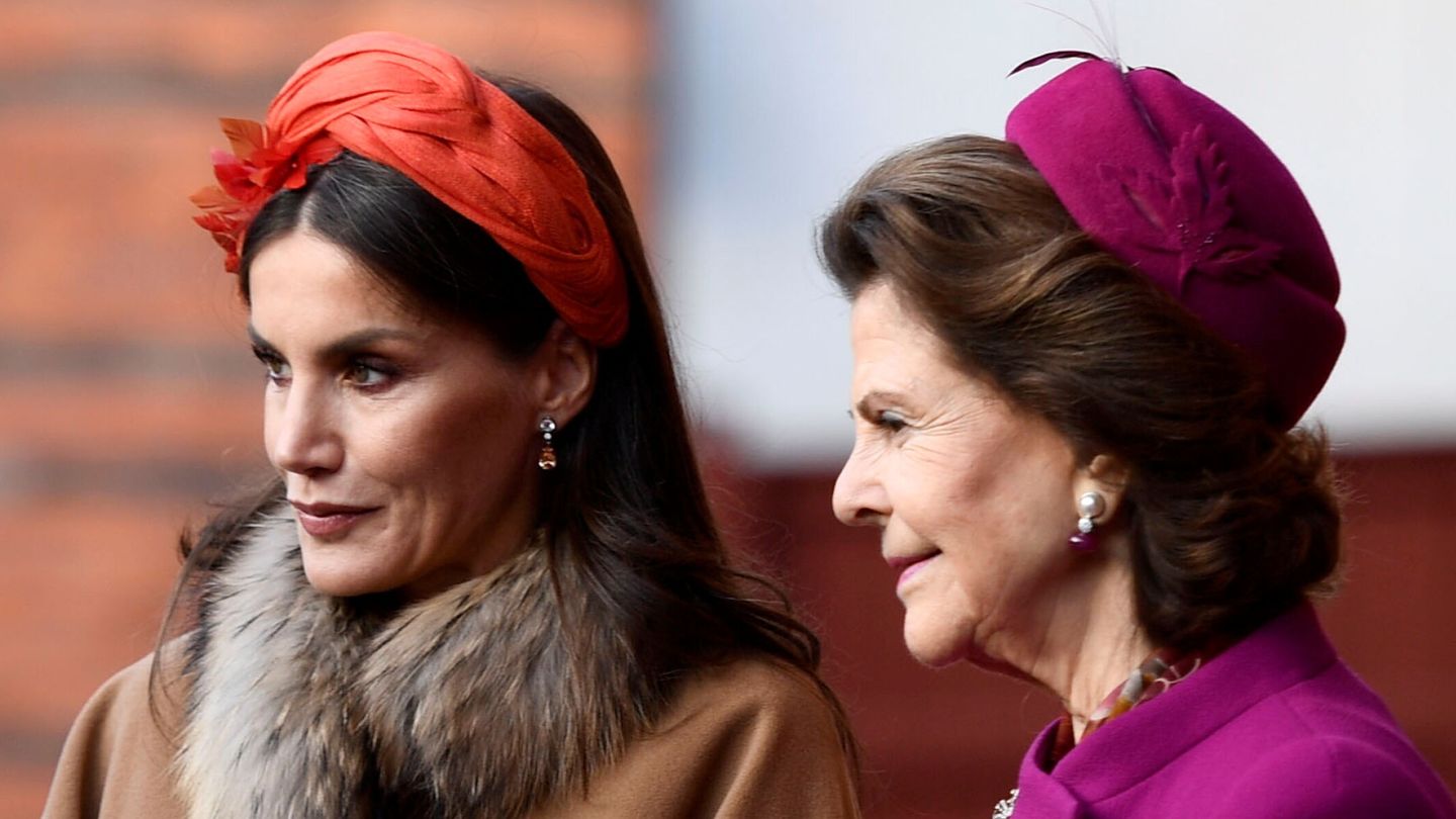 Silvia de Suecia, anfitriona de la reina Letizia. (Reuters/TT News Agency/Duygu Getrien)