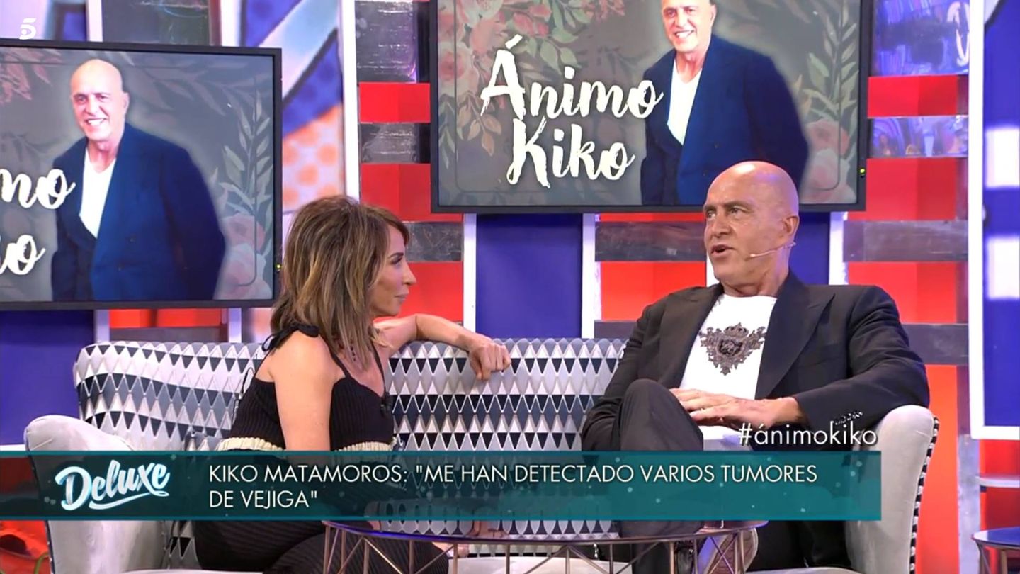 Kiko Matamoros y María Patiño, en 'Sábado Deluxe'. (Telecinco)