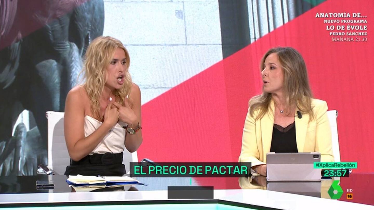 Afra Blanco y Susana Burgos en 'La Sexta Xplica'. (Atresmedia)