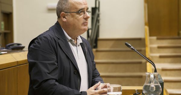 Foto: El portavoz del PNV, Joseba Egibar, durante una intervención en el Parlamento Vasco. (EFE)