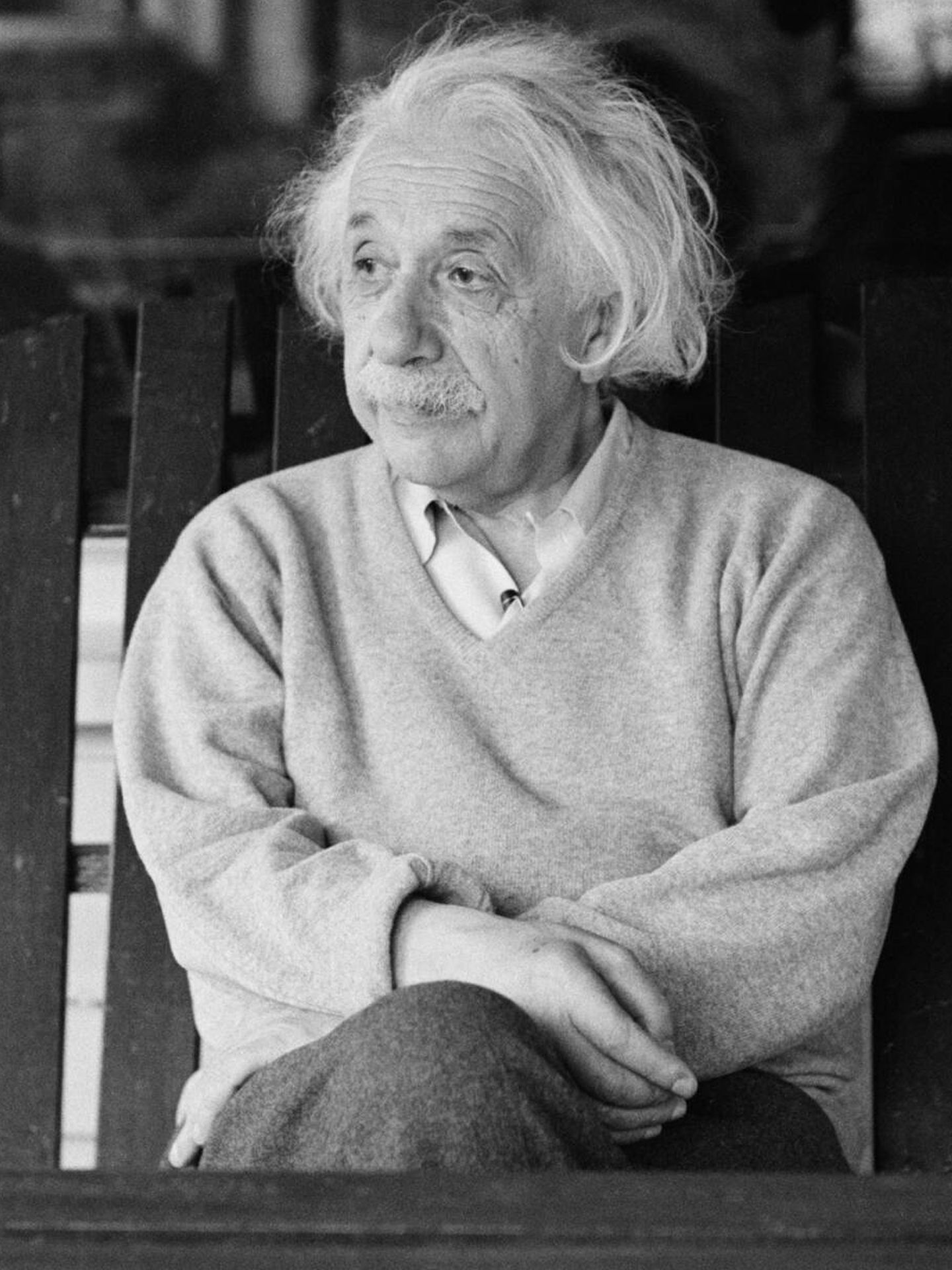 Albert Einstein, en su casa de Princeton, Nueva Jersey, en 1941. (Getty/Ernst Haas)