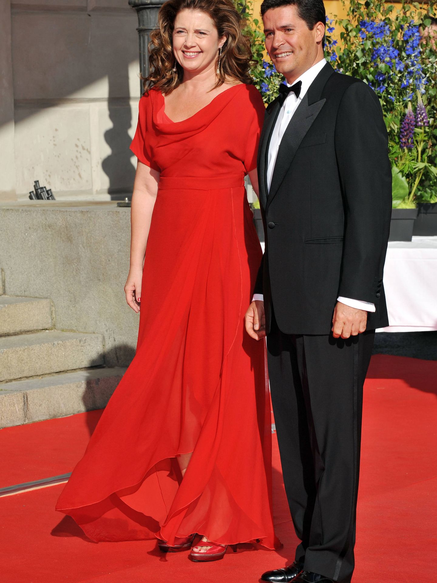 Alexia de Grecia y su marido, Carlos Morales. (Getty)