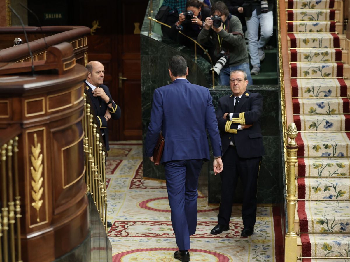 Foto: Pedro Sánchez, en el Congreso. (Europa Press/Jesús Hellín) 