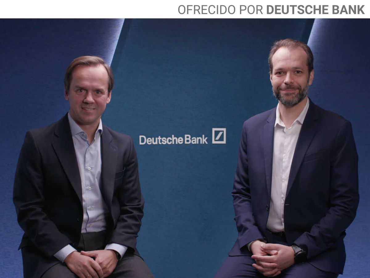 Foto: Álvaro Soldevilla, Director de Gestión Discrecional de Deutsche Bank España (izq.) y Alejandro Vidal, Head Investment Manager de la entidad (dcha). Foto: cedida. 