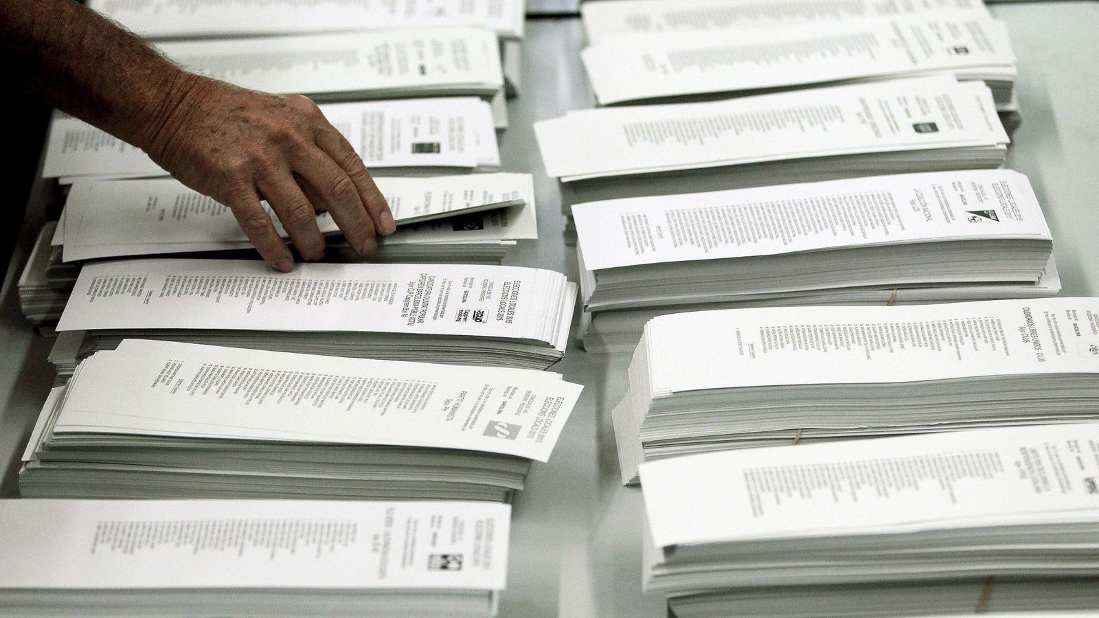 Foto: Papeletas de voto. (Efe)