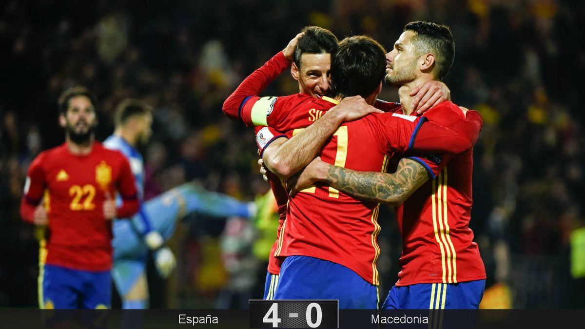La España de Lopetegui también golea cuando no juega bien