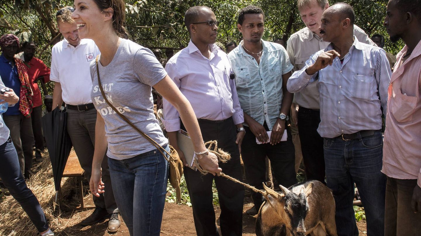 Marie de Dinamarca en 2014 en Etiopía. (Cordon Press)