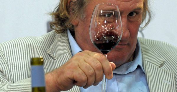 Foto: El actor Gerard Depardieu, un gran amante del vino francés