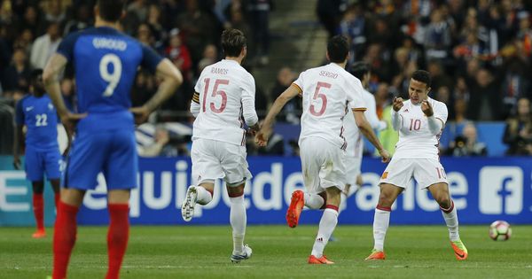 Foto: España ganó a Francia en Saint-Denis en un amistoso reciente. (Reuters)