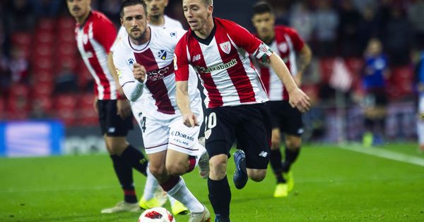 Foto: El Athletic ganó este miércoles al Huesca en partido aplazado de Copa del Rey. Es solo su segunda victoria de la temporada. (EFE)