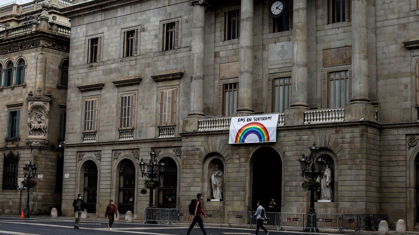 El Ayuntamiento de Barcelona. (EFE)