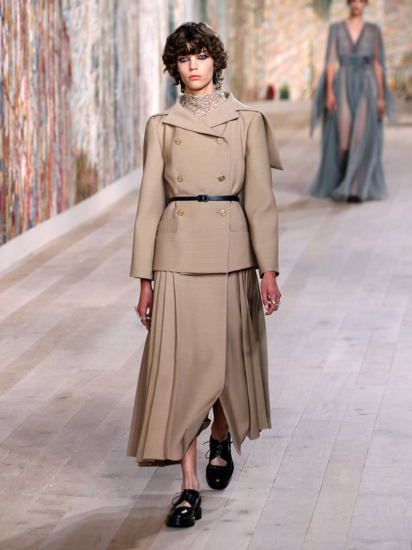 Desfile de Dior Haute Couture Fall/Winter 2021/2022 en París. (Getty)