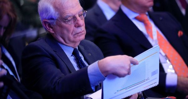 Foto: El ministro de Exteriores, Josep Borrell, en la inauguración de la XIX Edición del Foro Iberoamérica, este 9 de noviembre en Madrid. (EFE)