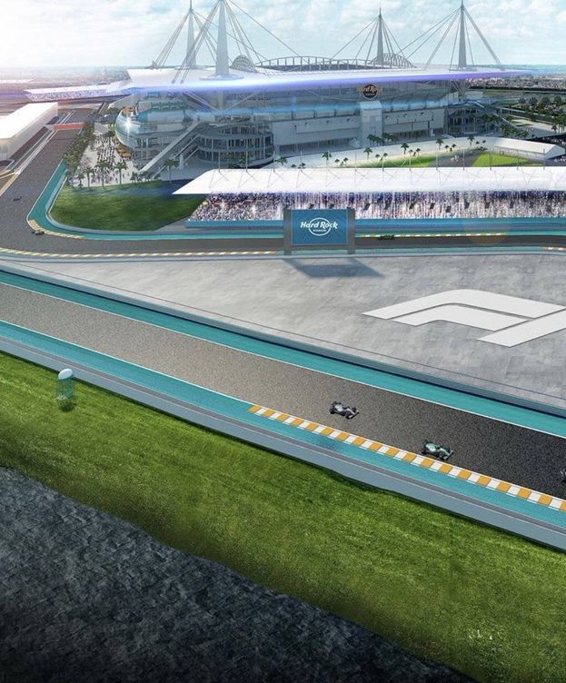 Foto: El futuro circuito de Miami se construirá en torno al estado de los Miami Dolphins.