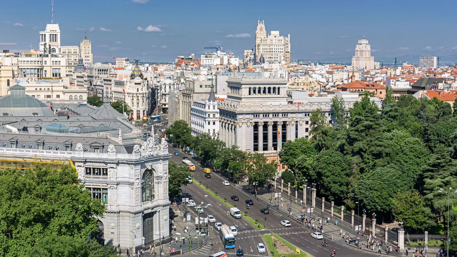 Foto: Vista del Banco de España y la calle Alcalá. (Shutterstock)