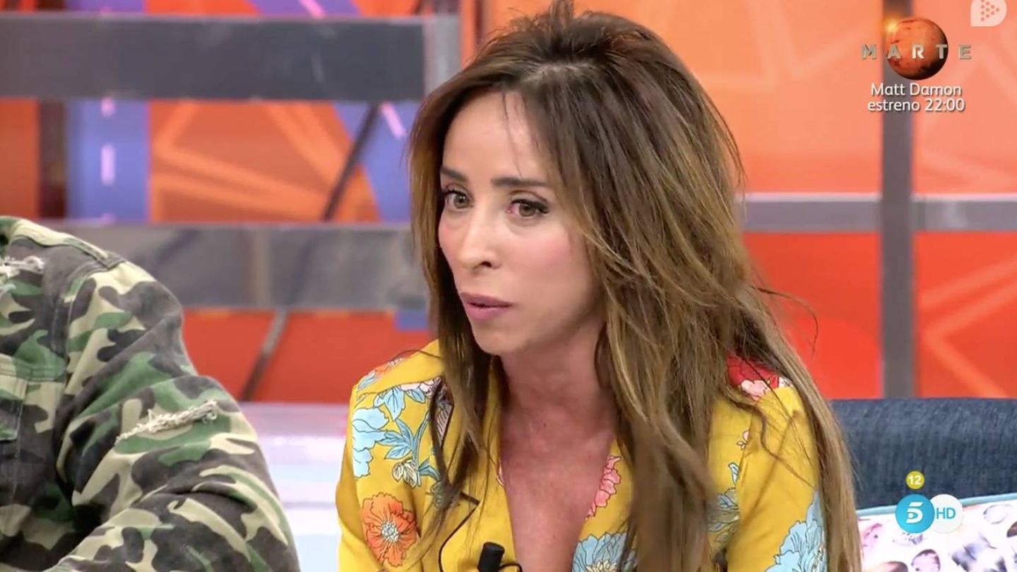 María Patiño en 'Sálvame'. (Telecinco)