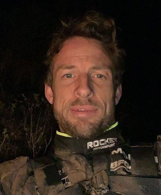 Foto: Jenson Button en la noche más larga en la Baja. (@JensonButton)
