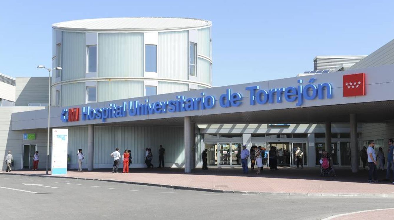 Fachada del Hospital Universitario de Torrejón.