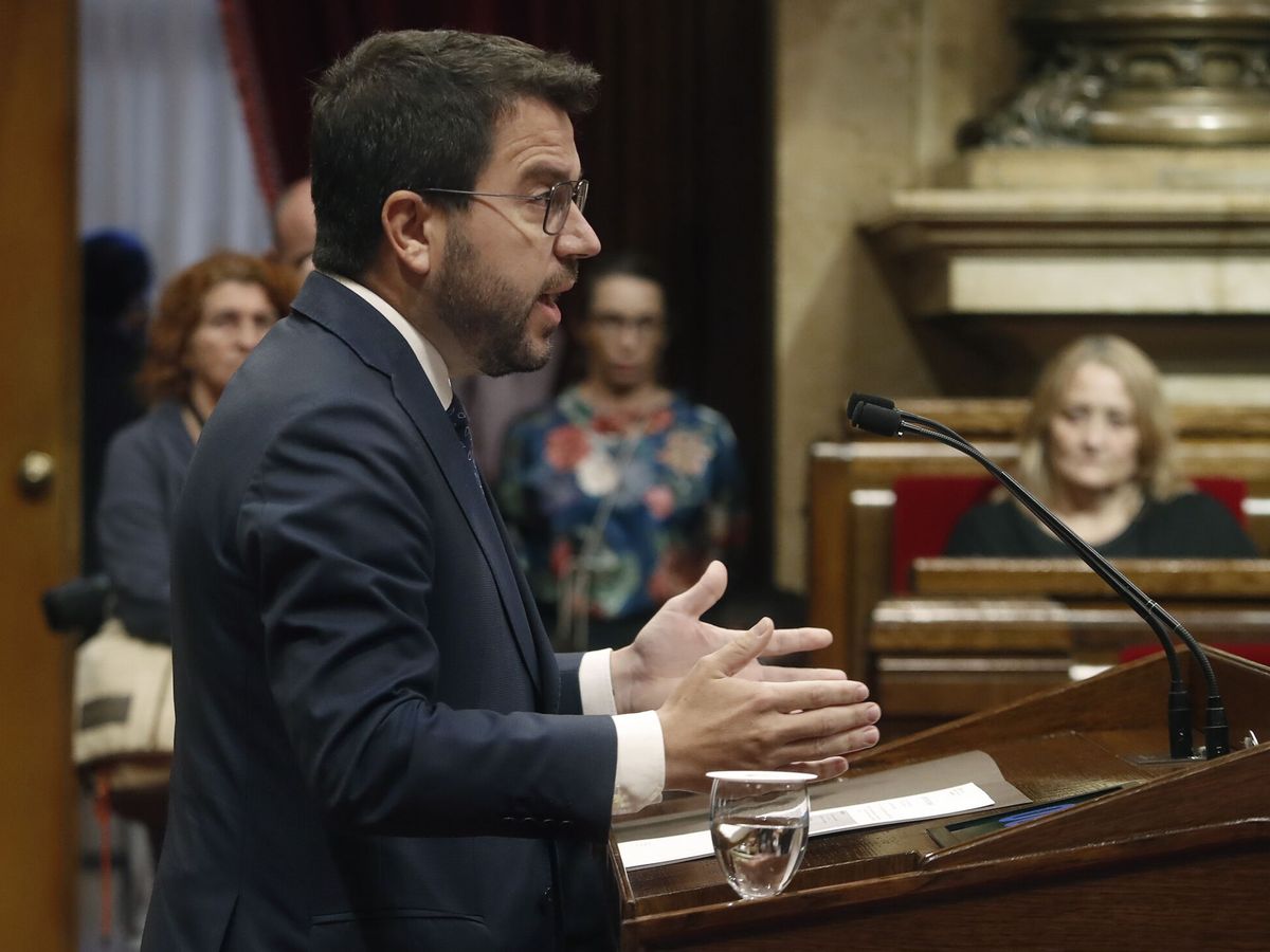 Foto: El presidente de la Generalitat, Pere Aragonés. (EFE/ Marta Perez)