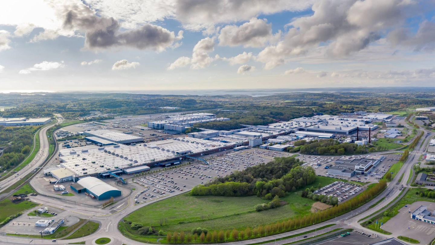 Vista aérea de la fábrica de Volvo en Torslanda, objeto de la futura inversión.